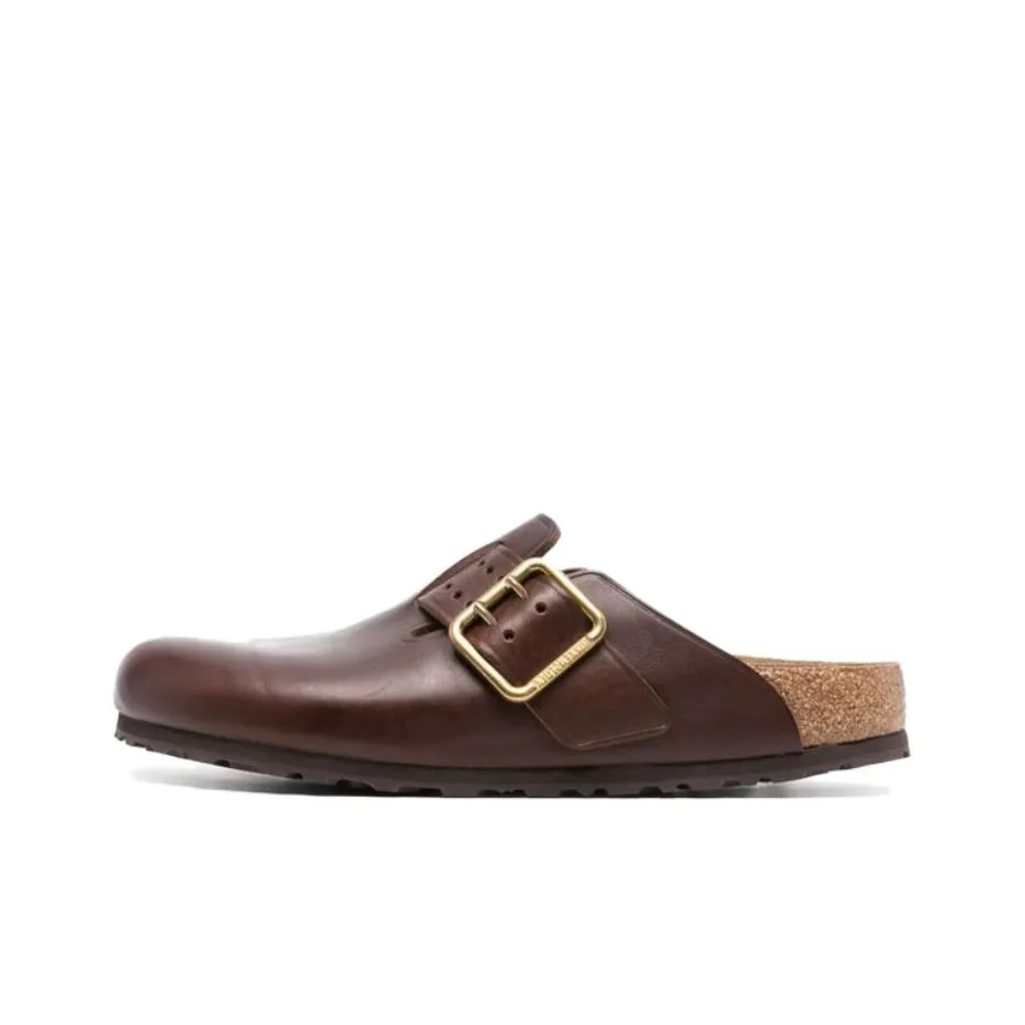 Birkenstock Boston Bold Leather Slides