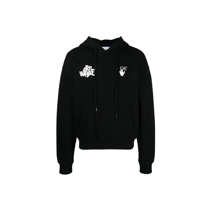OFF WHITE Red Tongue Hoodie