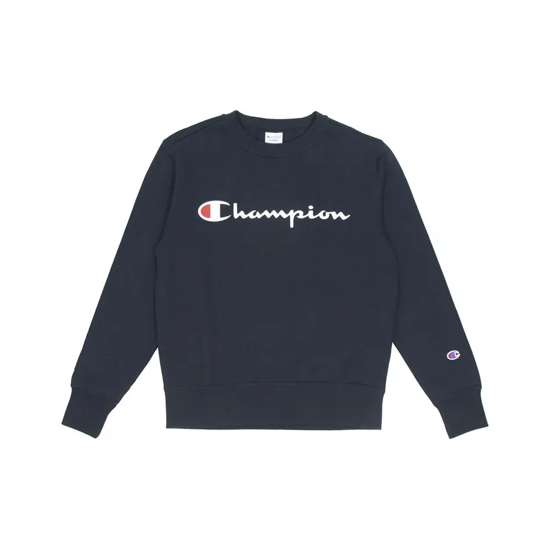 Champion Sweatshirts Unisex Navy Blue
