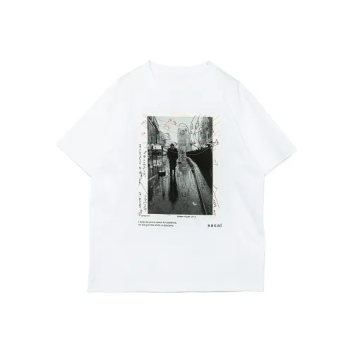 sacai James Dean Collaboration Белая Унисекс Футболка