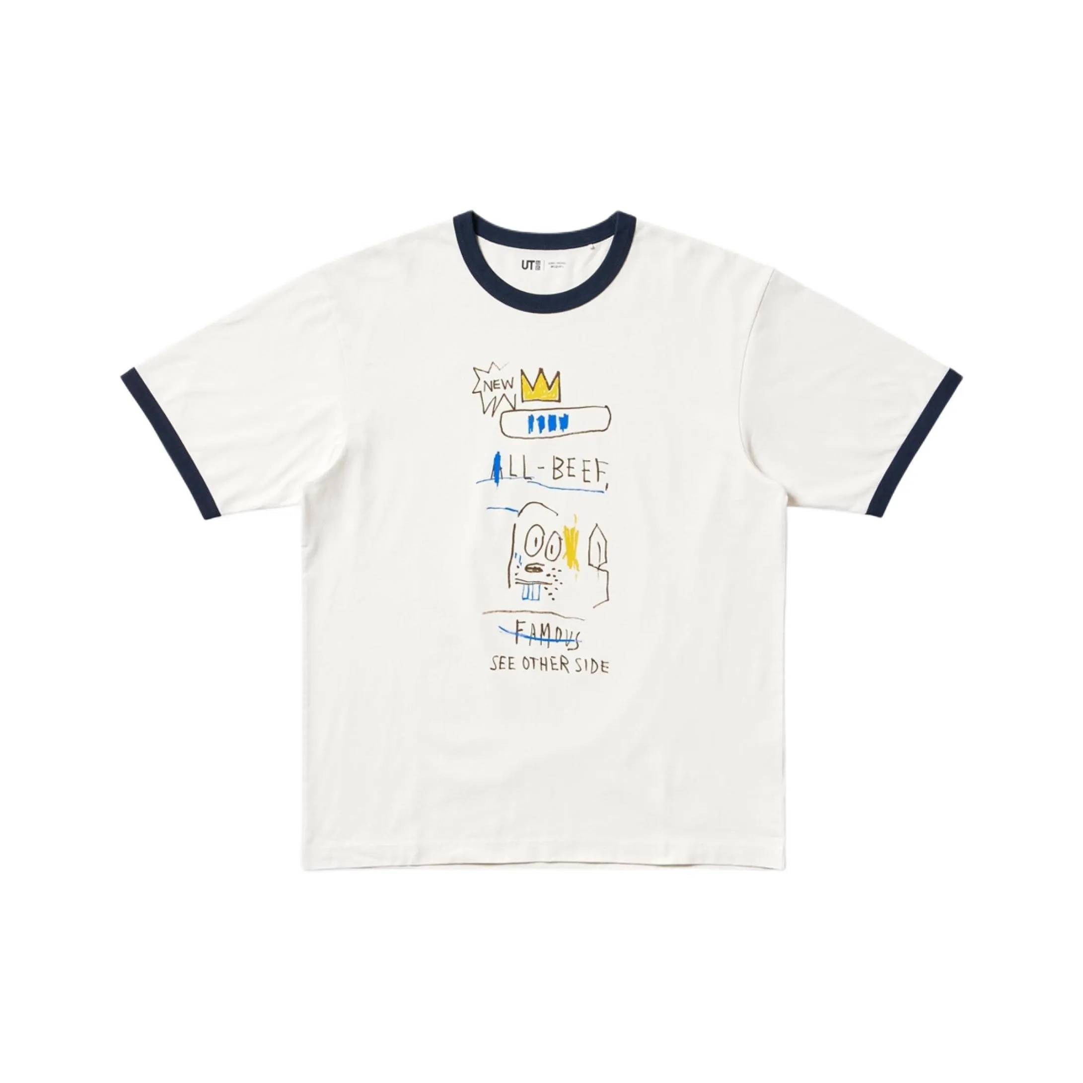 UNIQLO Basquiat Collaboration T Shirt Men's Ivory