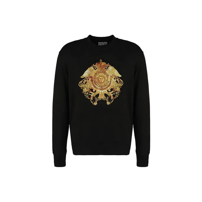 VERSACE JEANS COUTURE SS21 Sweatshirt Men's Black