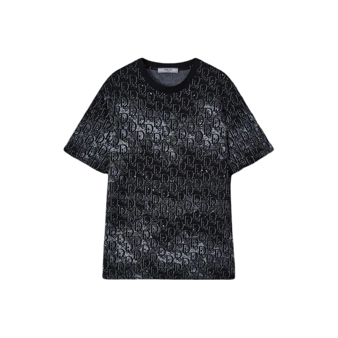 DILLO T Shirt Men's Black Gray Letter