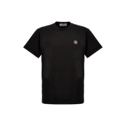 STONE ISLAND Черная Мужская Рубашка