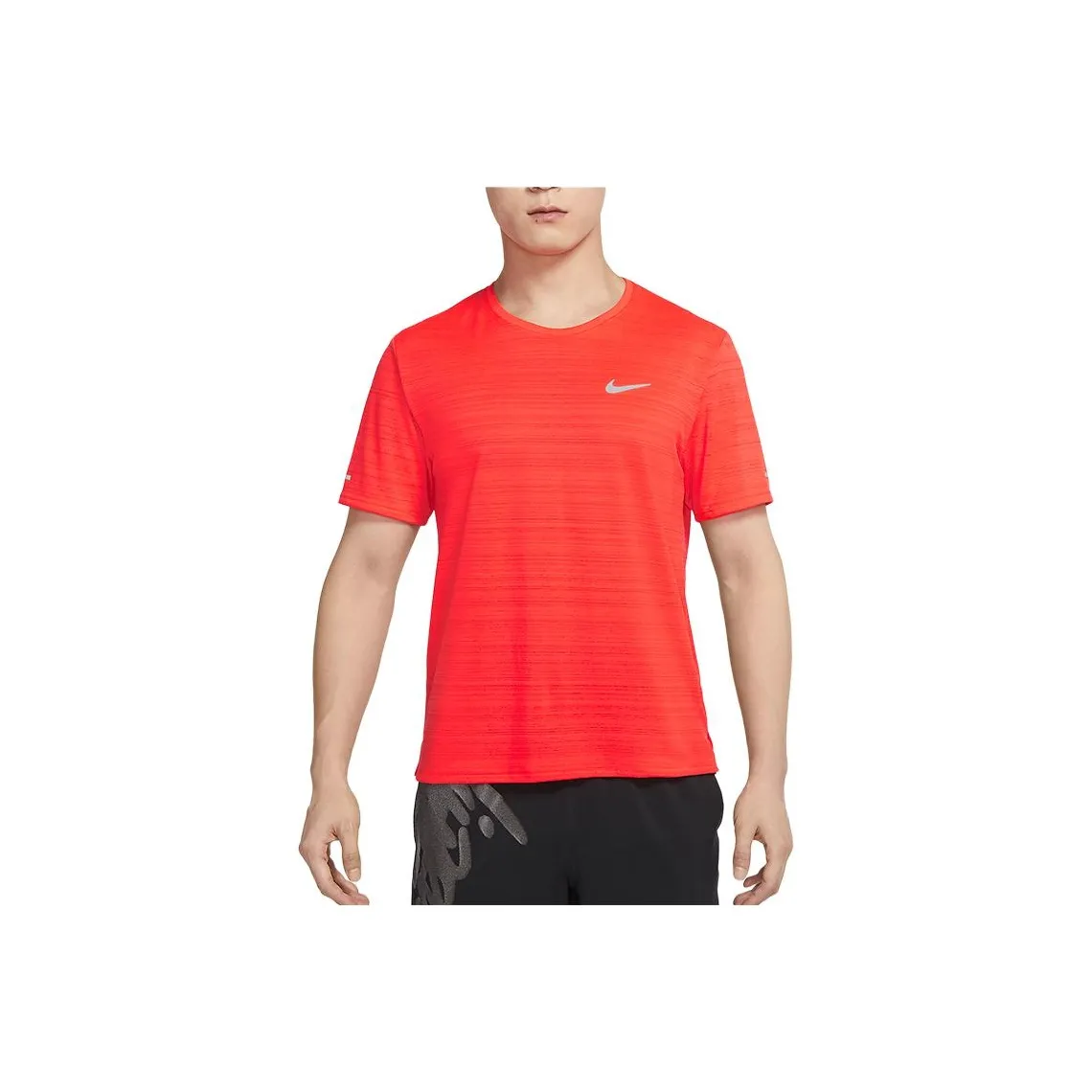 Nike Dri Fit Бег Т-Рубашка Мужская Оранжевая