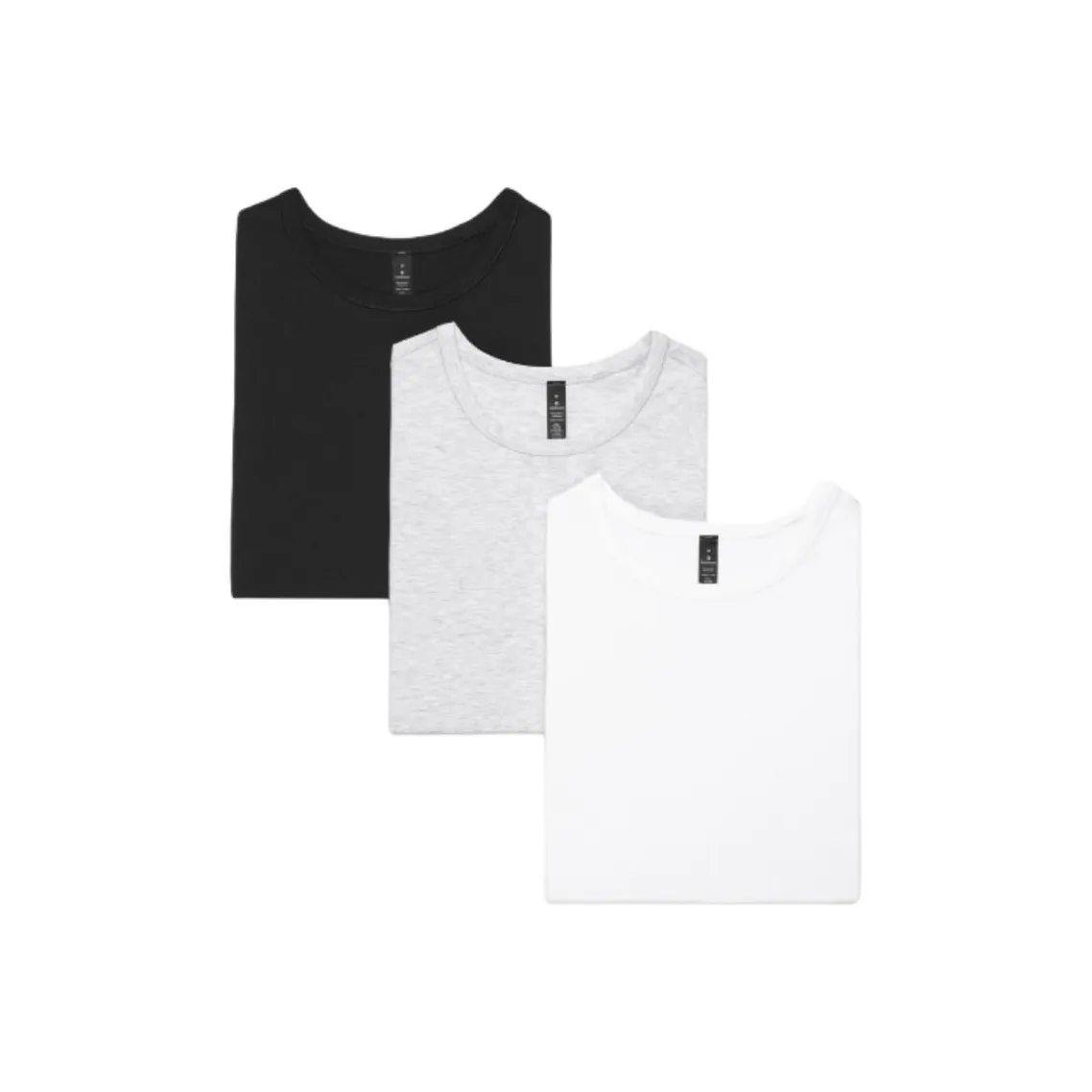 Lululemon T Shirts Men's 3 Pack White+Gray+Black