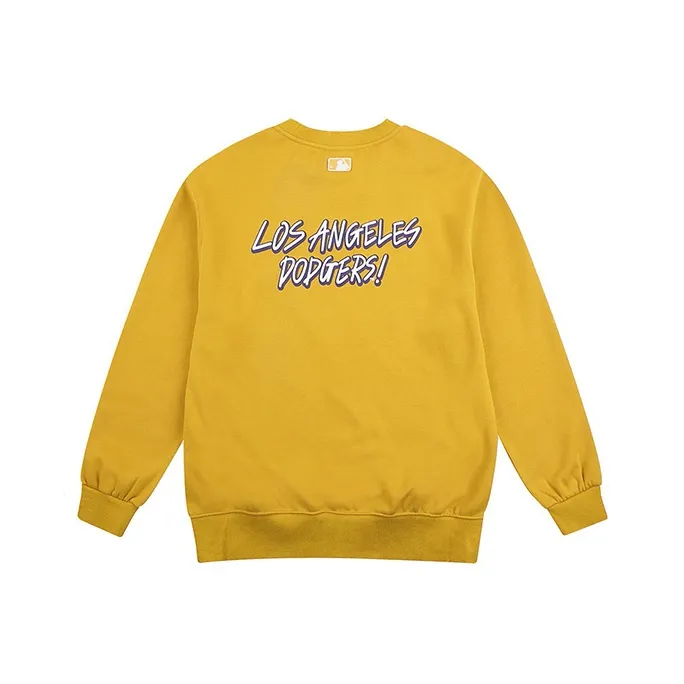 MLB LA DODGERS Sweatshirt Unisex Yellow
