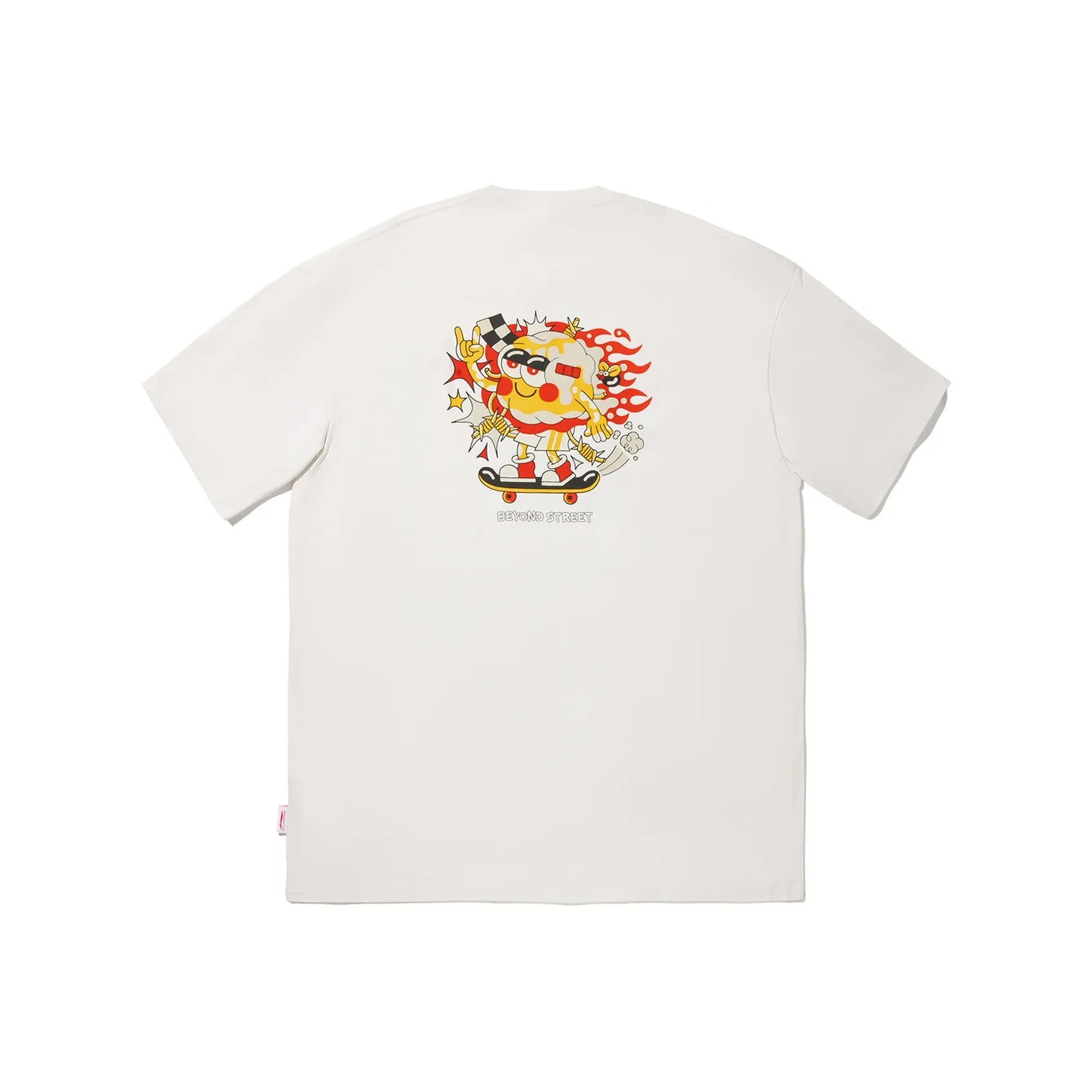 LiNing T Shirt Men's Champagne White