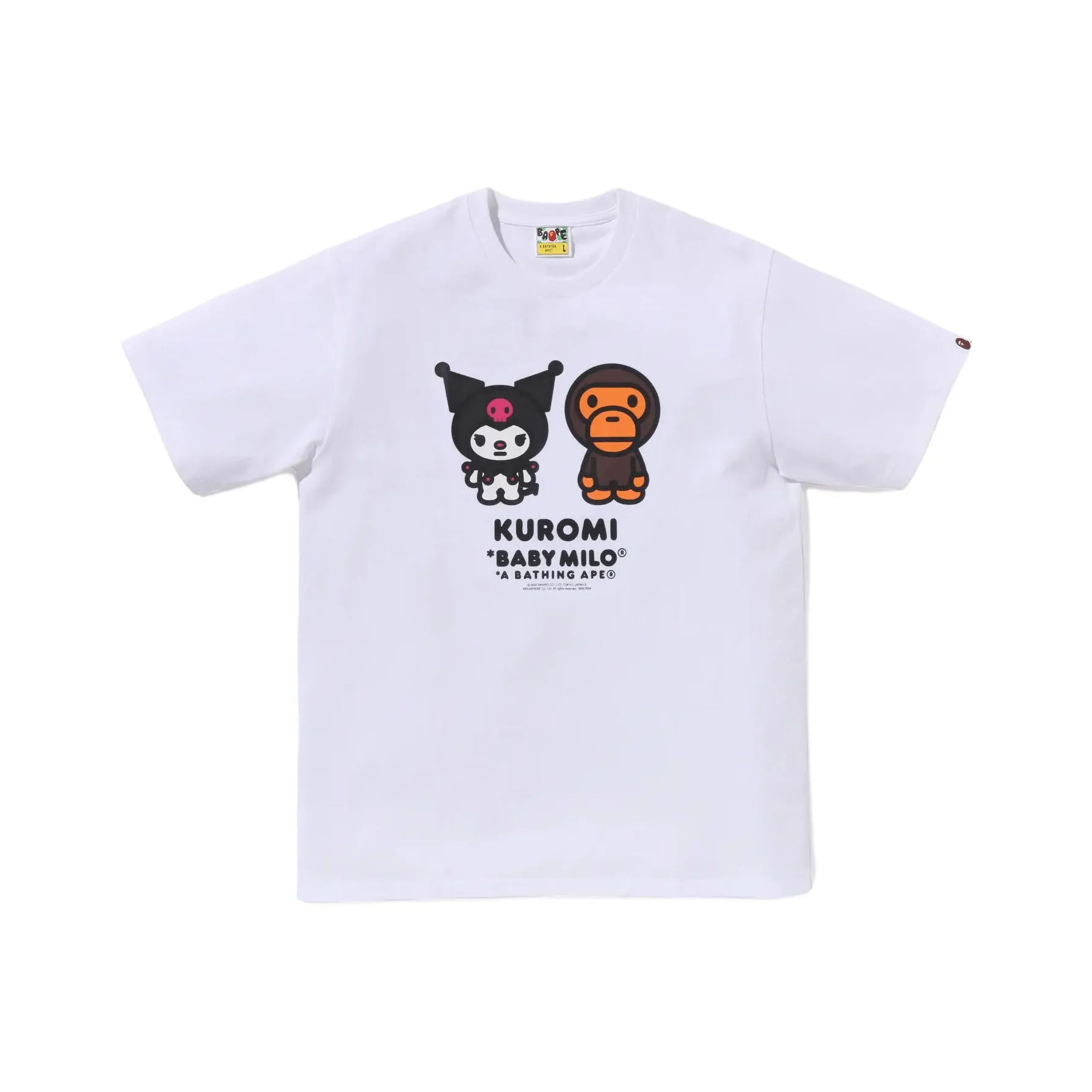 Bape X Kuromi Baby Milo Tee