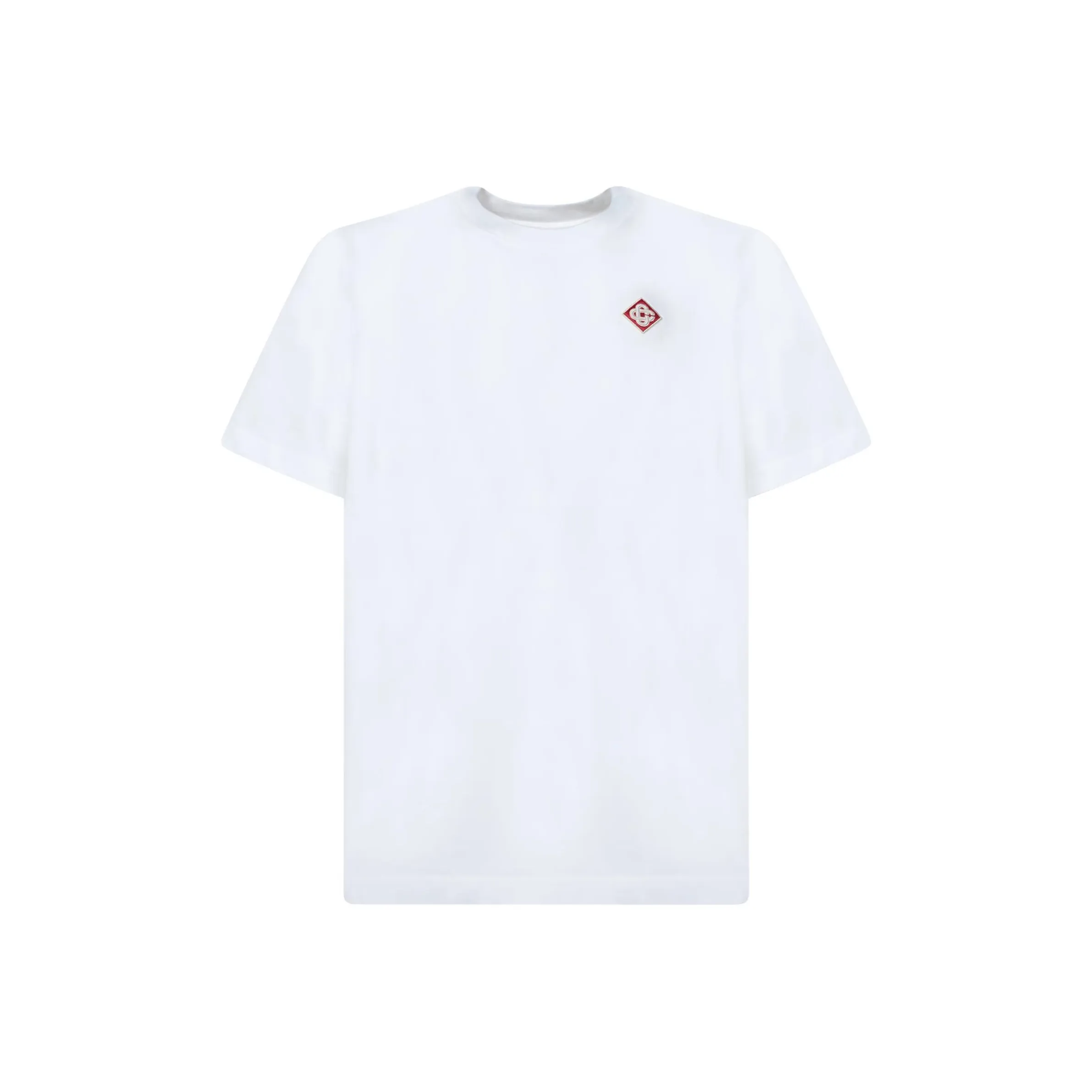 CASABLANCA Diamond Logo Patch Crewneck T Shirt