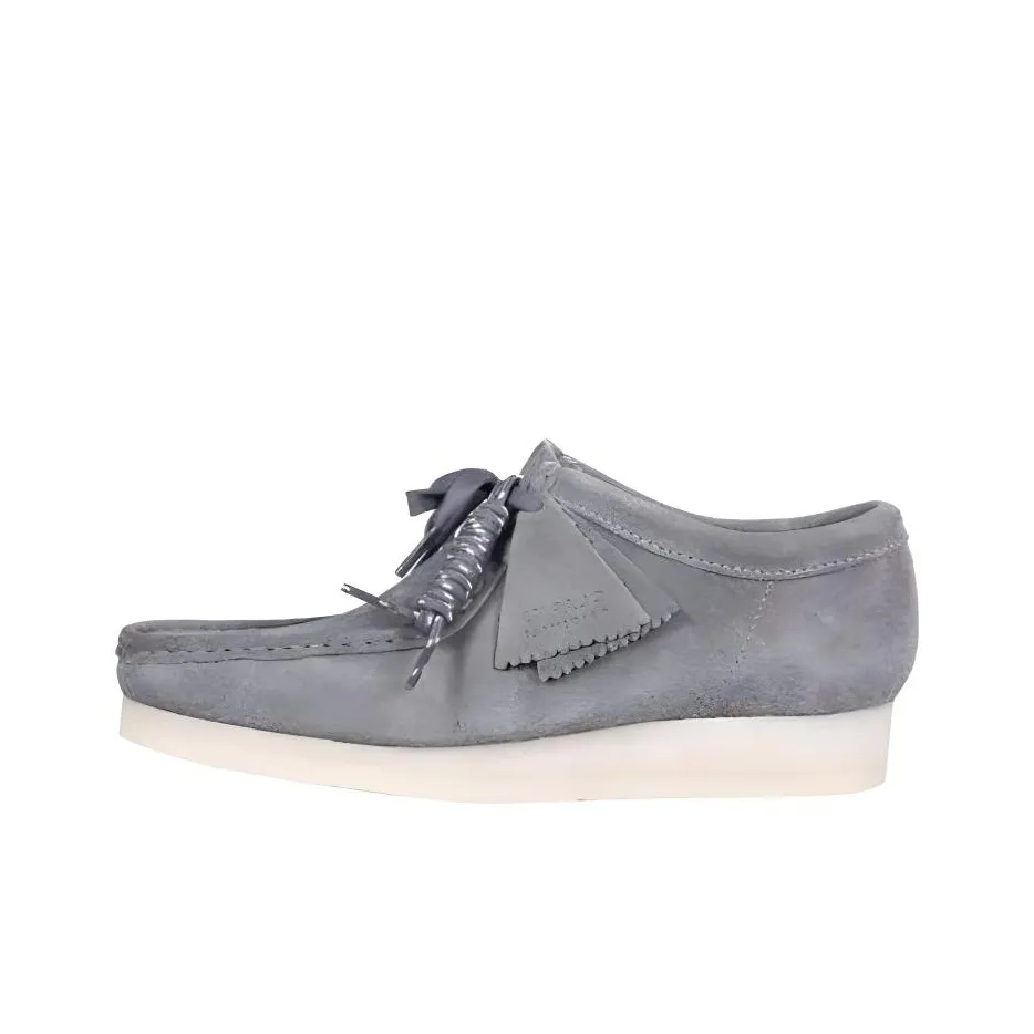 Clarks Originals Wallabee Boot Grey Suede Crepe