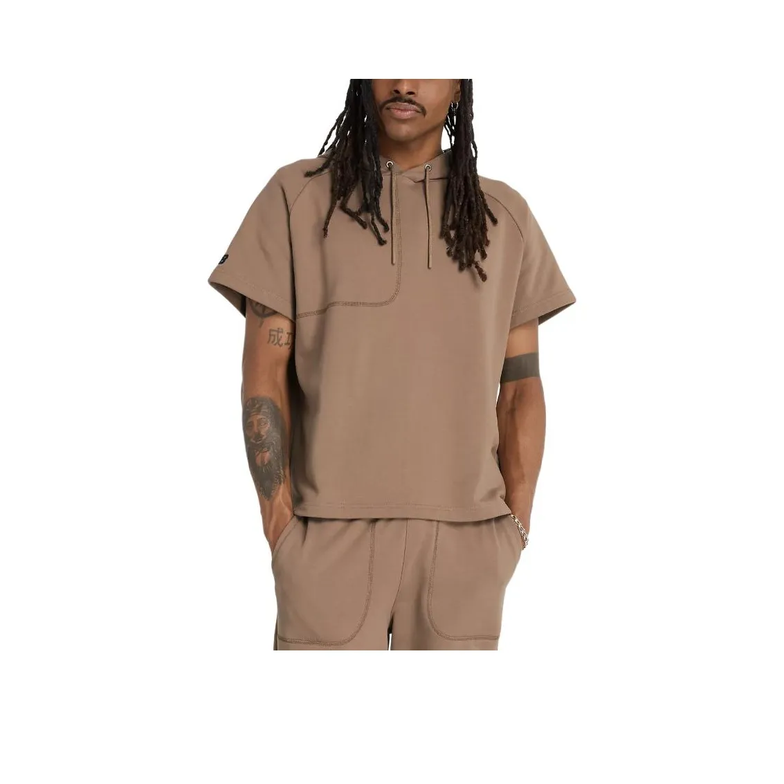 New Balance T-Shirts Men Brown
