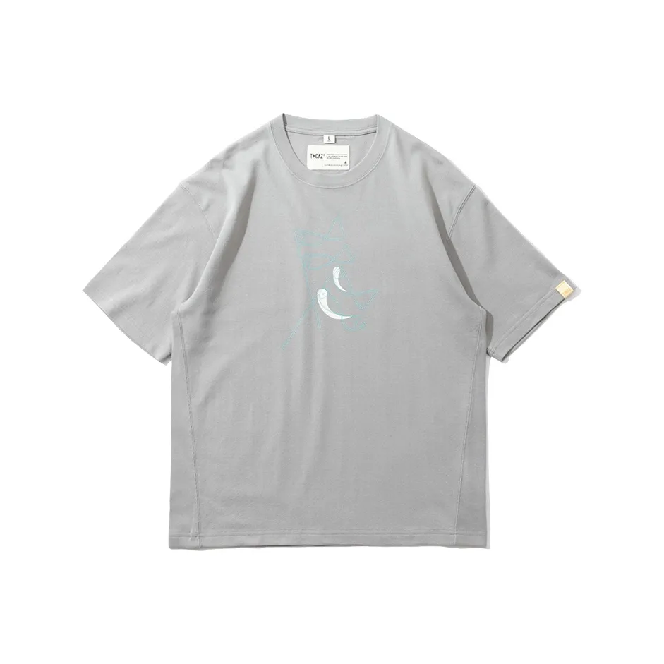 TMCAZ Relax Graphic Tee T-Shirt Унисекс Light Gray