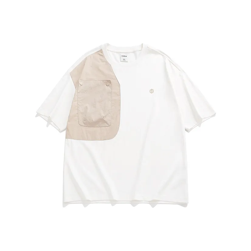 GUUKA TECH T Shirt Men's Cream White