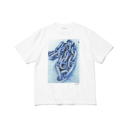 Uniform Experiment SENMA Daodo Co Branded Белая Унисекс T Рубашка