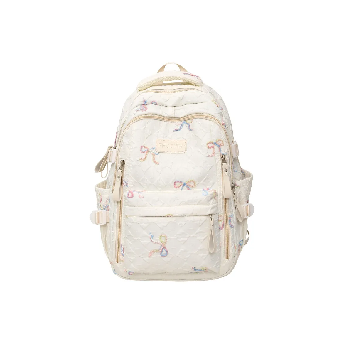 LUVISTRUE Nylon Backpack Shoulder Bag Crossbody Bag Women's White/Blue/Pink/Purple/Black