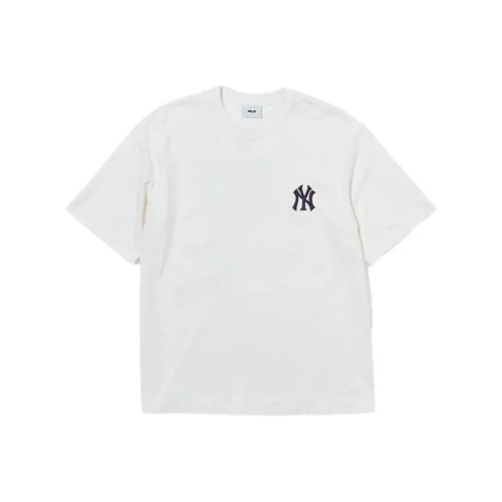 MLB New York Yankees T Shirt Unisex Cream