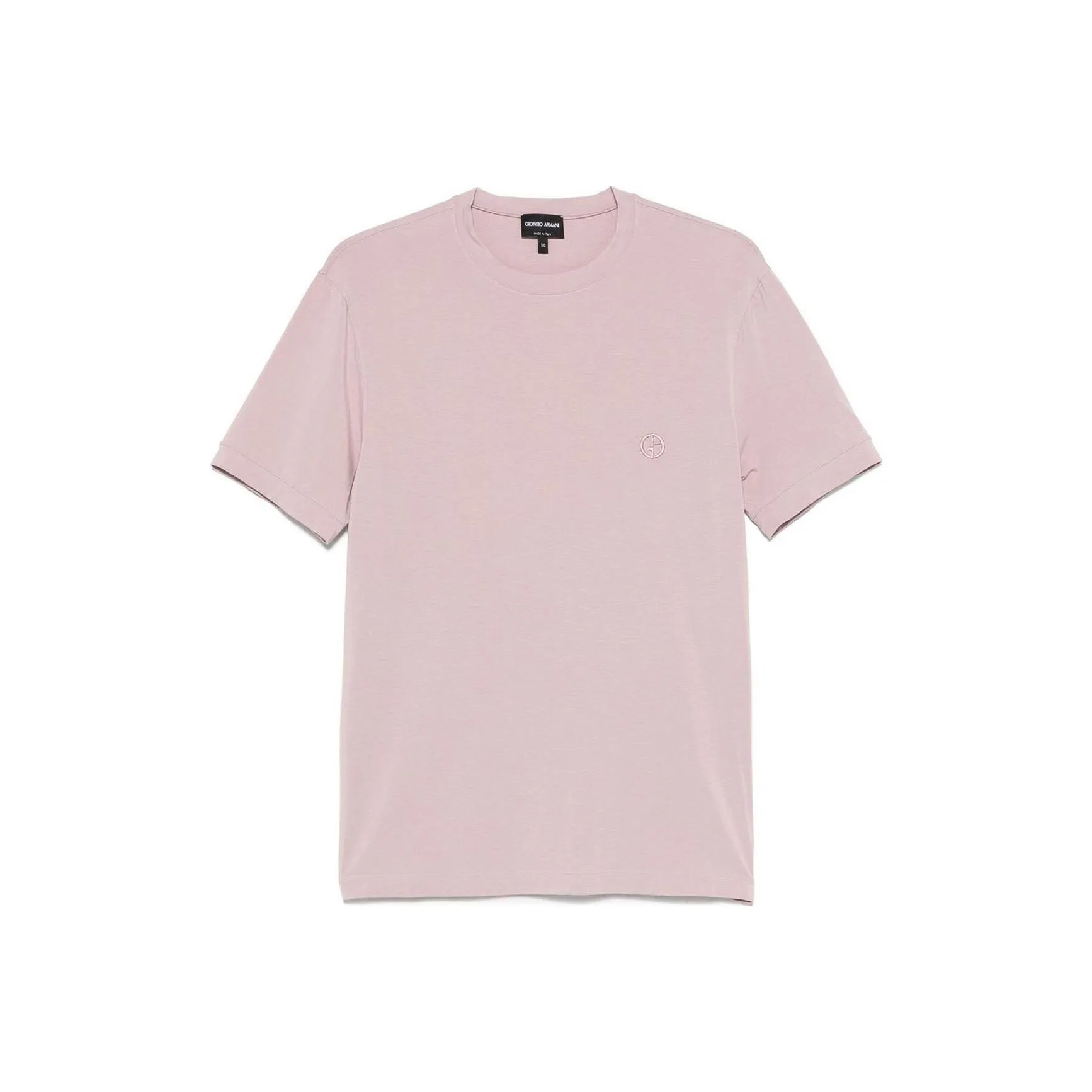 GIORGIO ARMANI Logo Embroidered Crewneck T Shirt