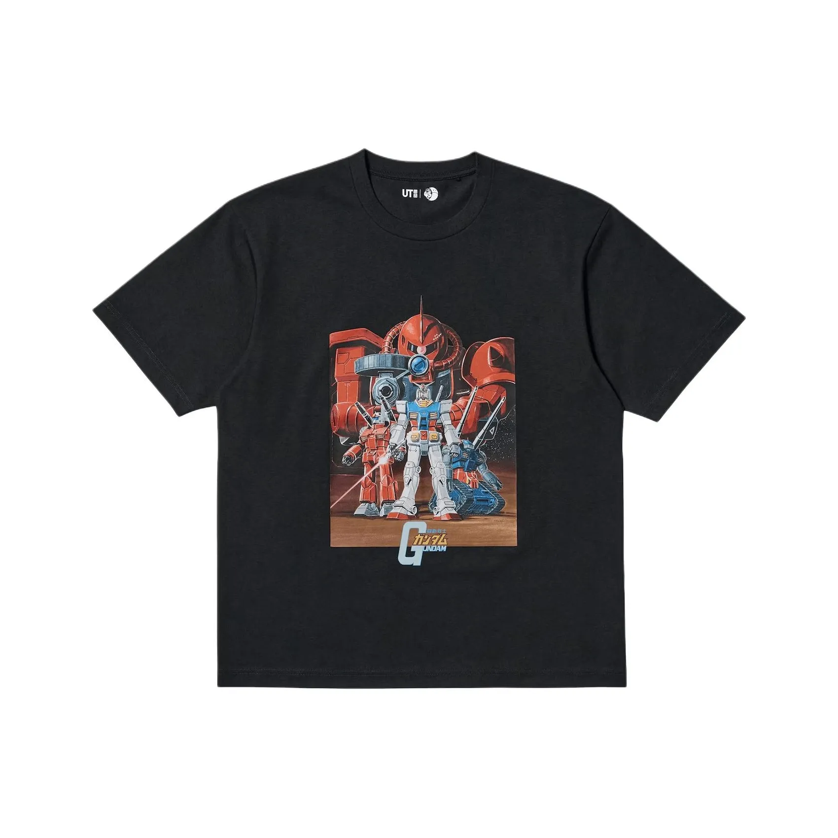 UNIQLO x JIDONGZHANSHIGAODA 45ZHOUNIAN,LIANMINGKUAN SS25 T Shirt Unisex Black