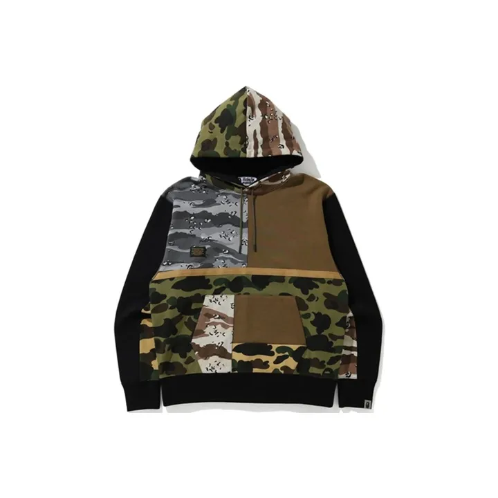 Bape Crazy Camo Relaxed Pullover Hoodie