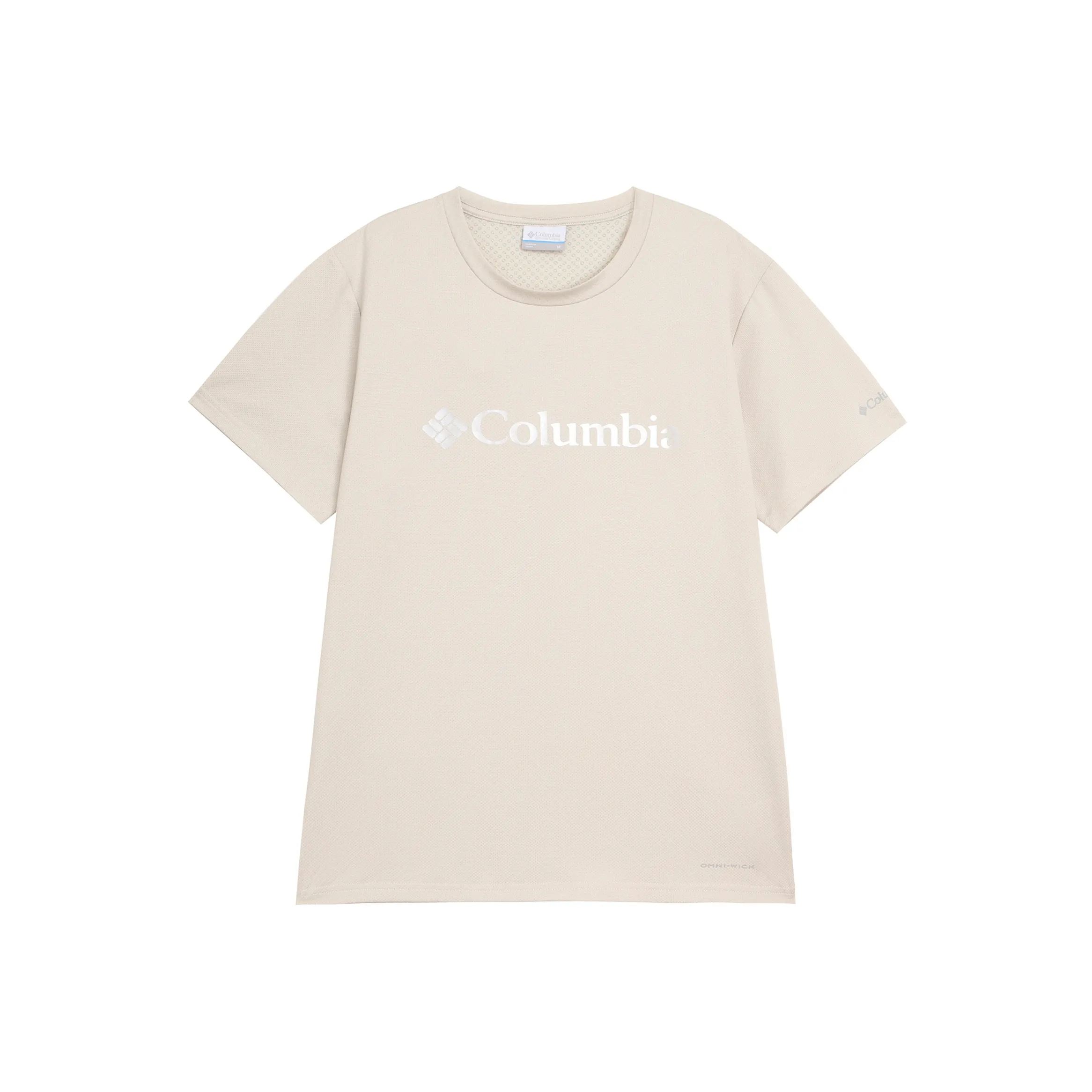 Columbia Быстросохнущая футболка унисекс цвет хаки