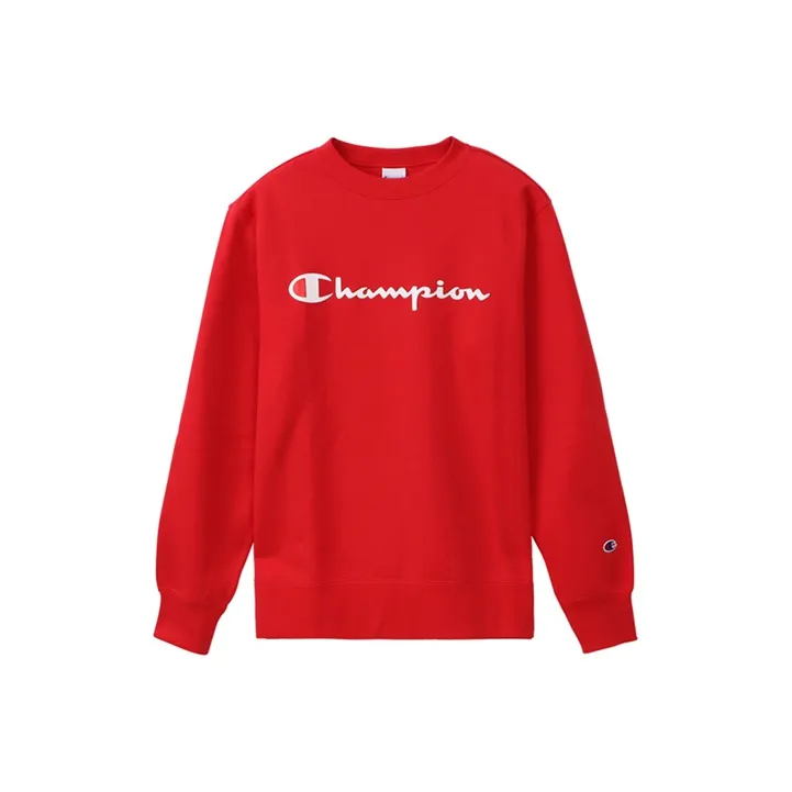 Champion Sweatshirts Unisex Red