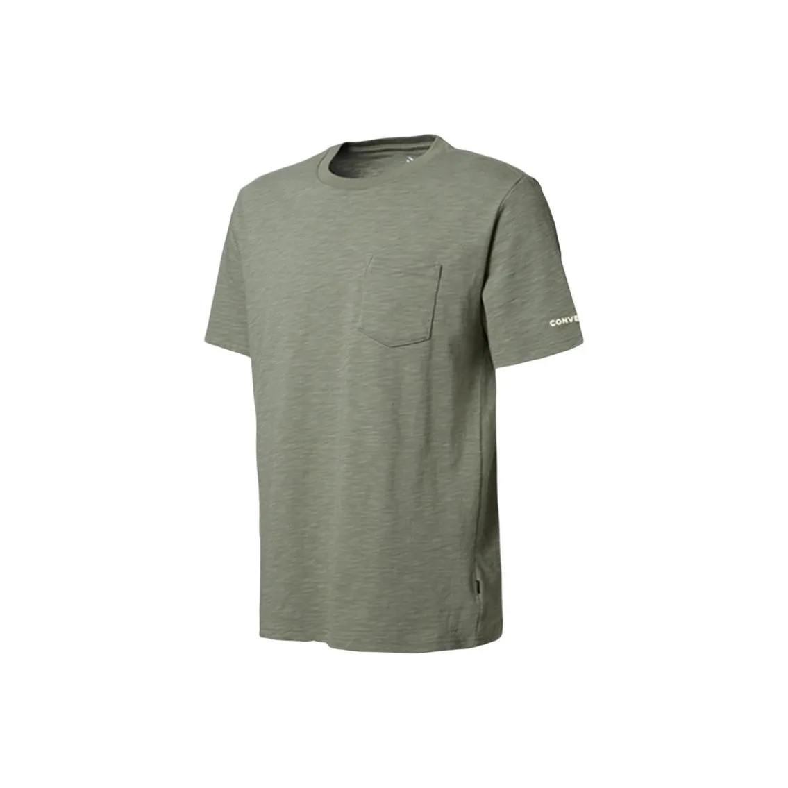 Конверс Вышитая версия Wordmark T-рубашка Мужская Зеленая