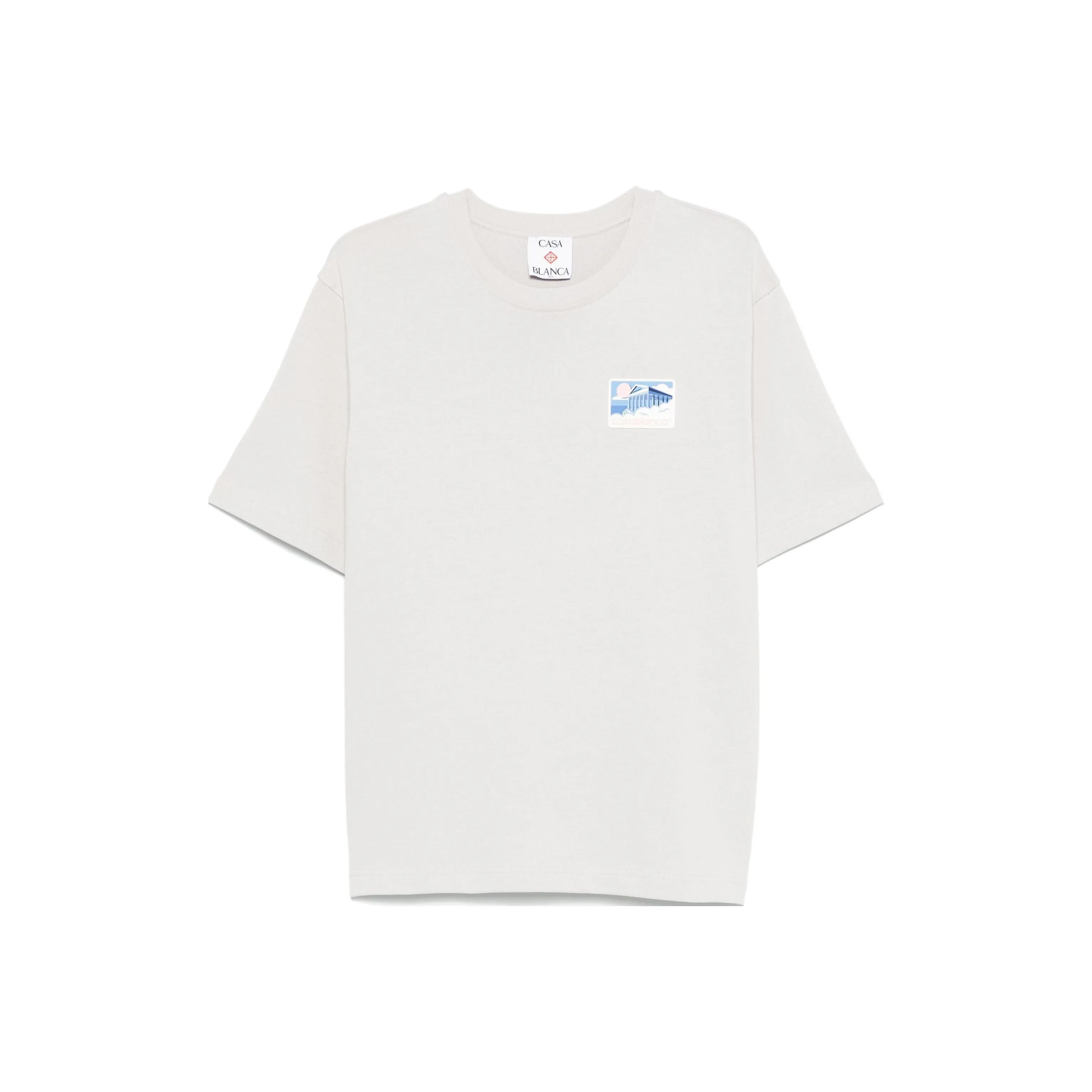 CASABLANCA Logo patch T shirt