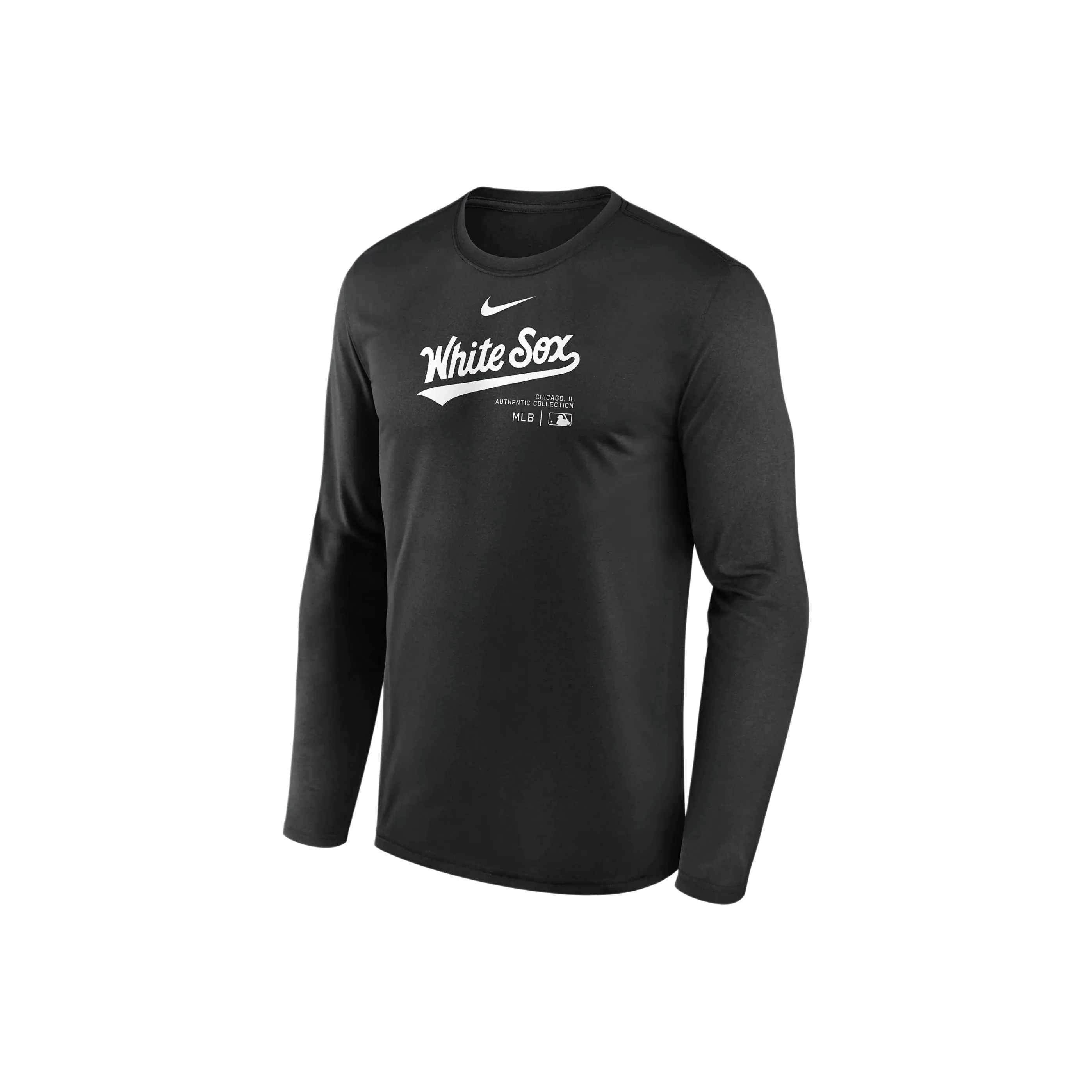 Nike Chicago White Sox Authentic Collection Practice Men's Nike Dri FIT Mlb Long Sleeve T Shirt
