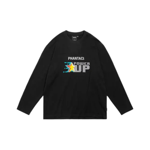 PHANTACI Черная Мужская Рубашка