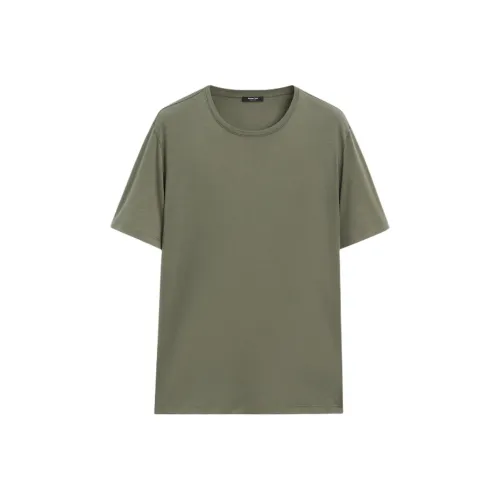 Massimo Dutti Зеленые Мужские Рубашки