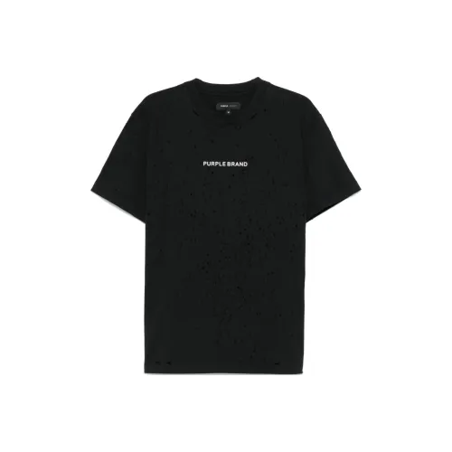 Purple Brand Черная Мужская Рубашка