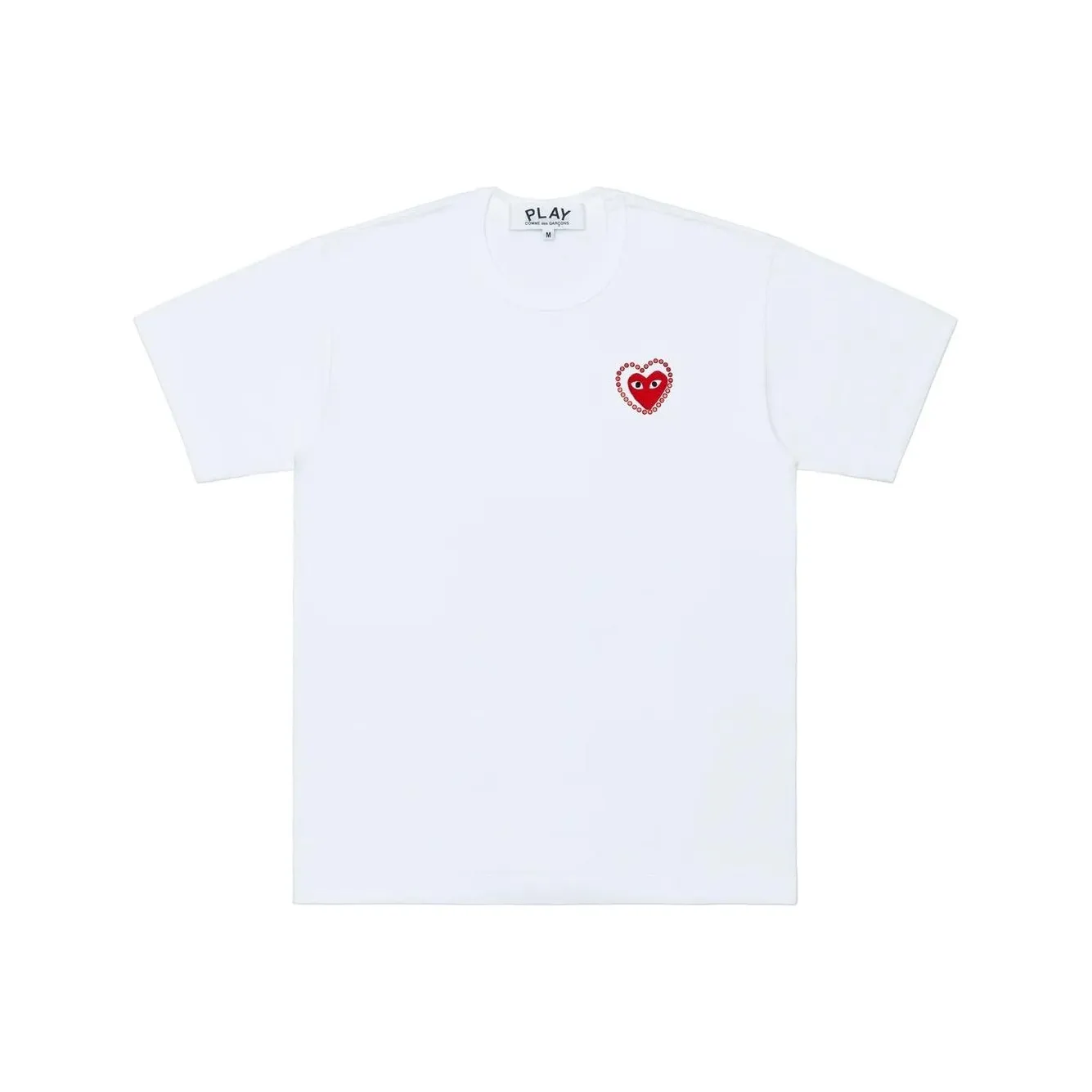 CDG Play Белая Унисекс Футболка