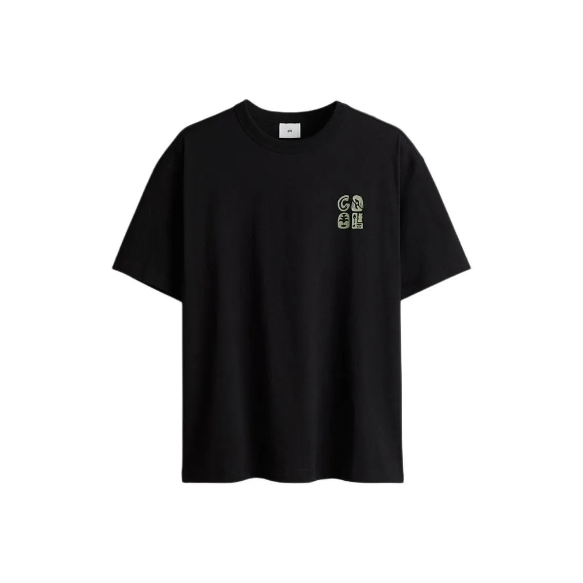 H&M New Year T Shirts Men's Black/Cool