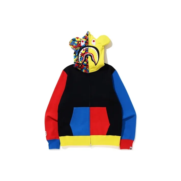 Bape X Medicom Toy Bear Shark Full Zip Hoodie FW20