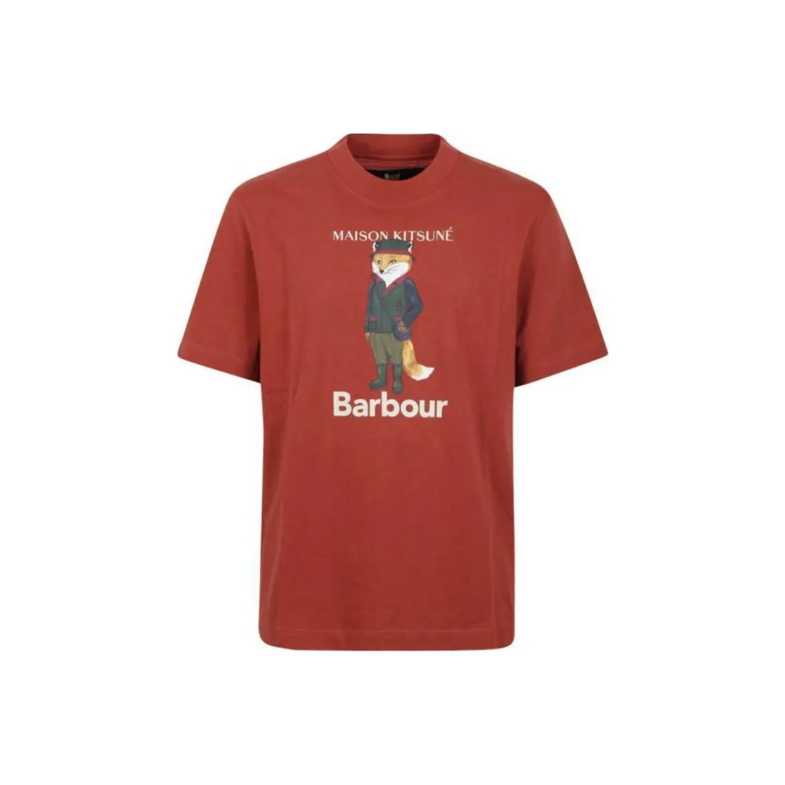 BARBOUR Red Мужская T-рубашка