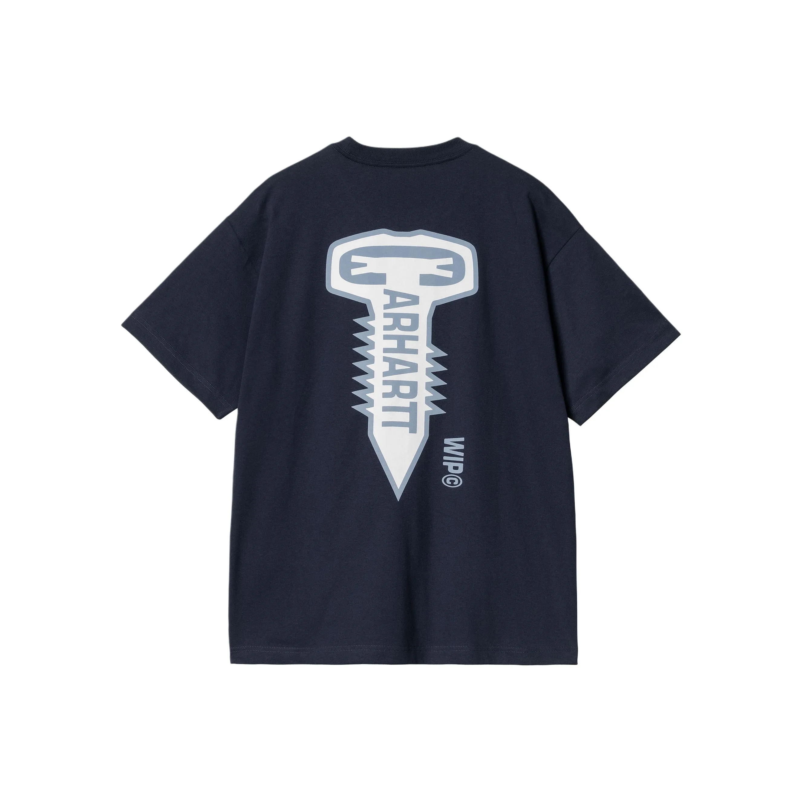 Carhartt WIP SS24 S S Крест SCREW T Рубашка T Рубашка Унисекс Авиационный синий