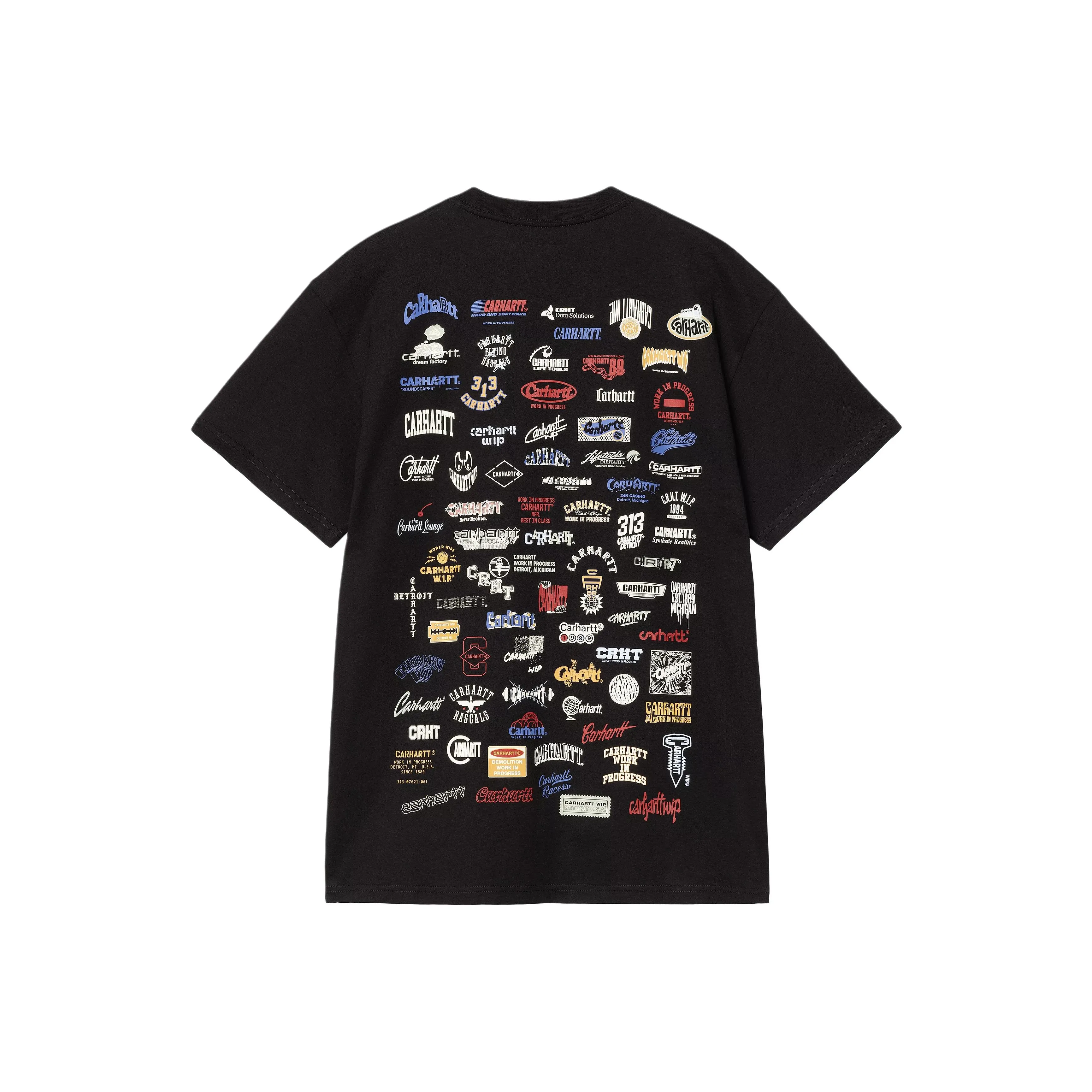 Carhartt WIP SS25 S S Logo T-Shirt T-Shirt Men's Black