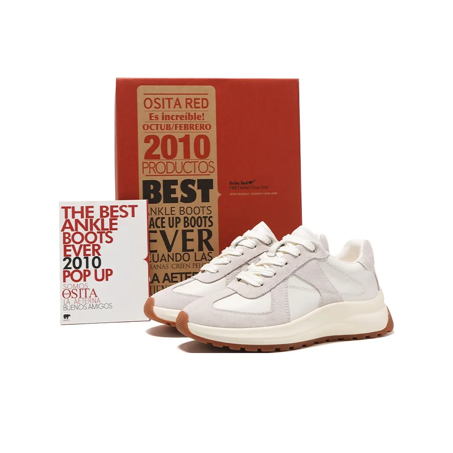 OSITA RED Амортизация противоскользящий дышащий увеличивающий высоту низкий топ повседневный женский