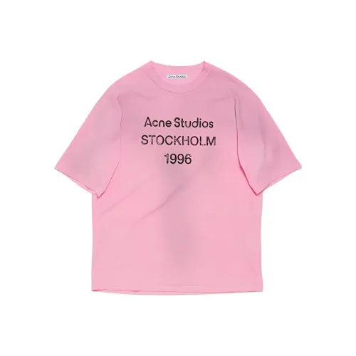 ACNE STUDIOS 1996 Collection Розовая Унисекс Т-рубашка