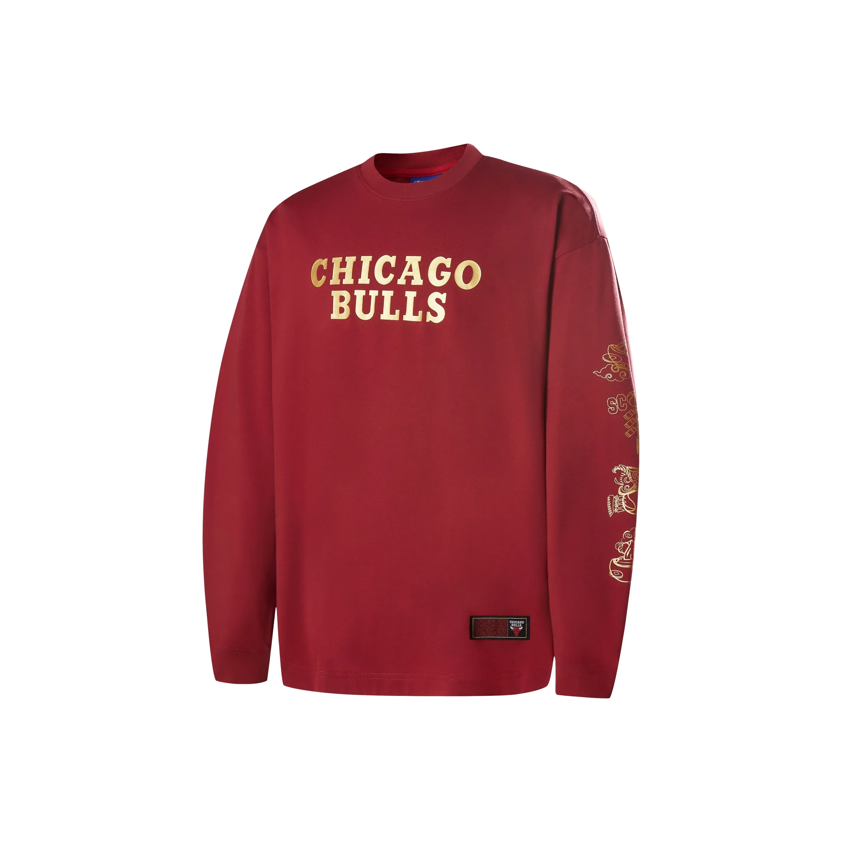 NBA Chicago Bulls T Shirt Unisex Dark Red