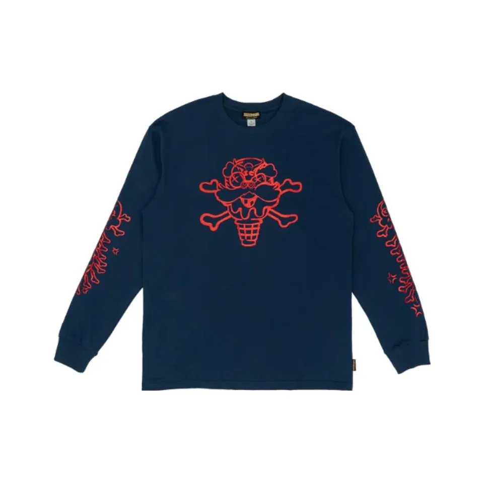 Ice Cream Firecracker Foil L/S T shirt