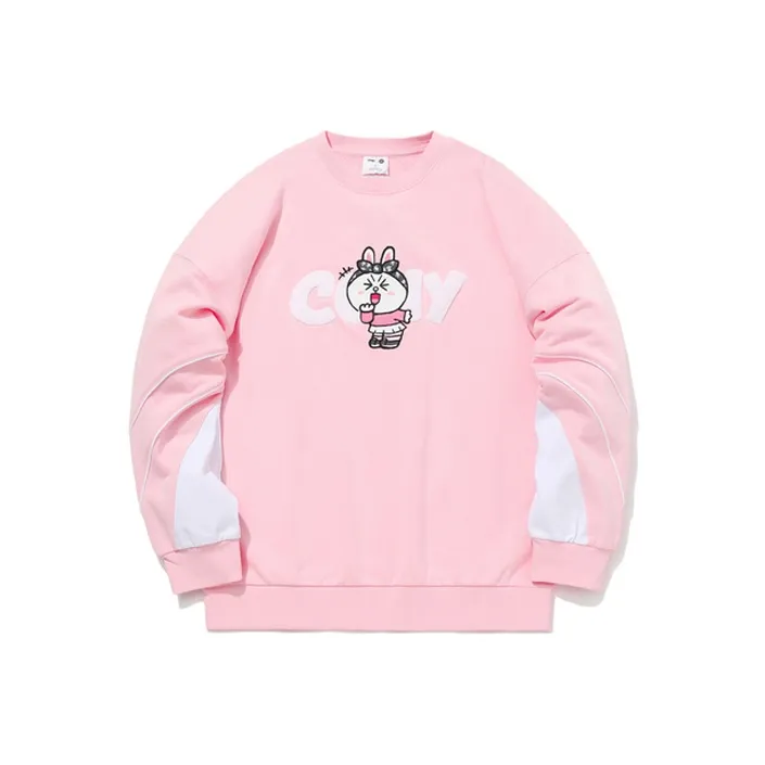 LiNing x LINE FRIENDS Sweatshirt Unisex Pink