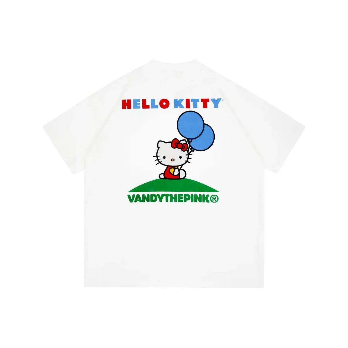 Vandy The Pink x Hello Kitty Hello Kitty Collaboration T-Shirt Унисекс Белый