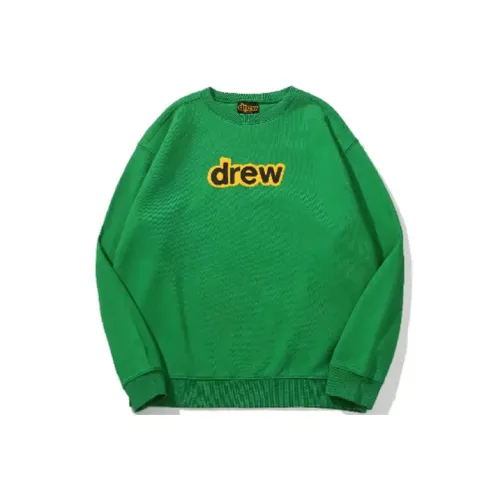 Drew House Letter Logo Series Зеленый Унисекс Свитшоты