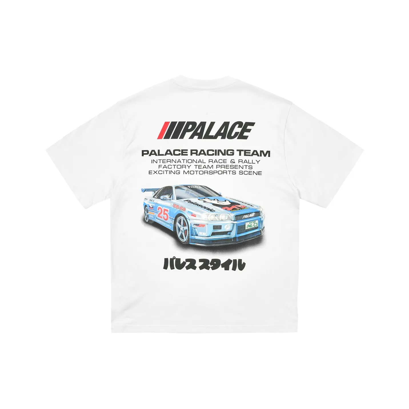 PALACE SS25 Drop9 RACEY T SHIRT T SHIRT Unisex