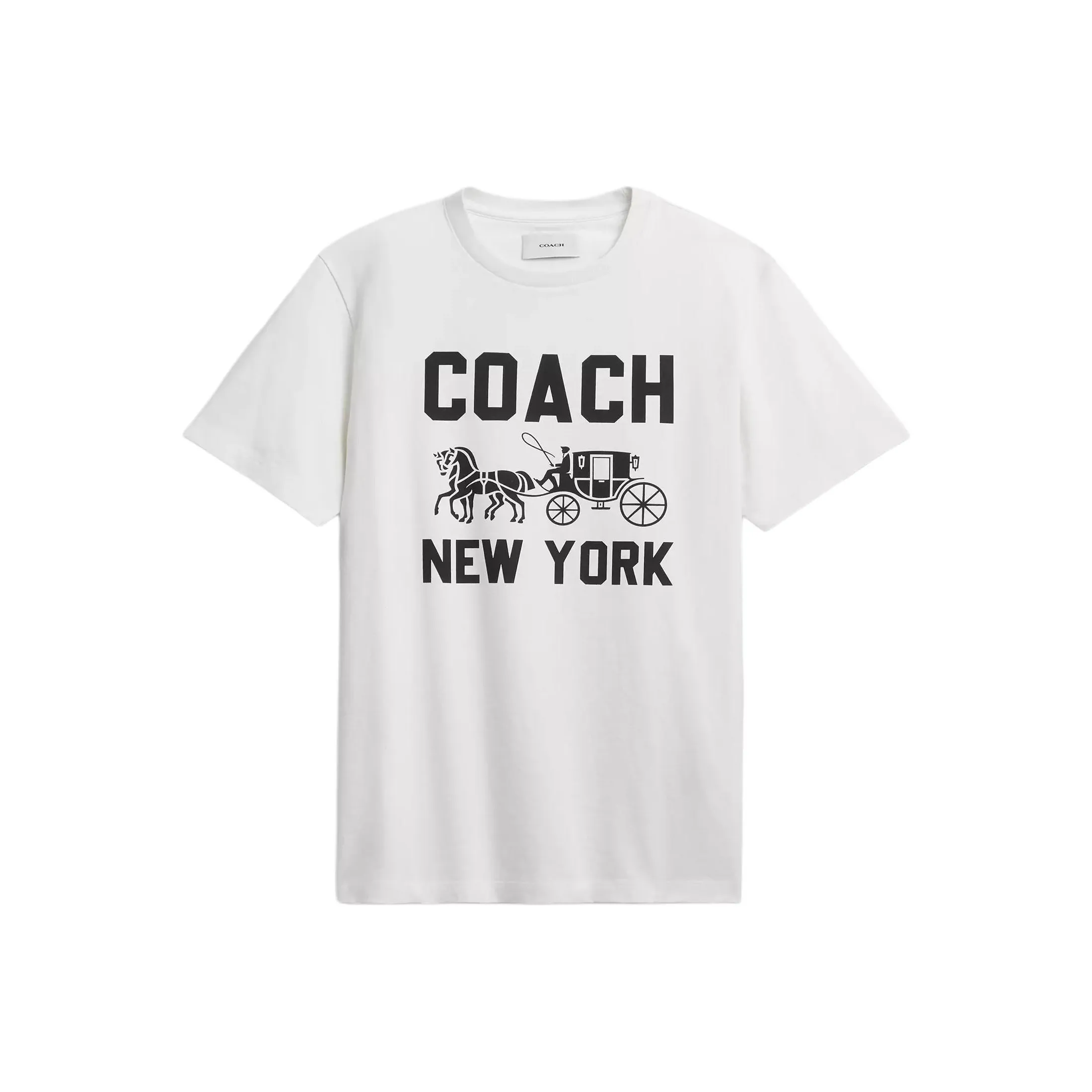 COACH Белая Мужская Футболка