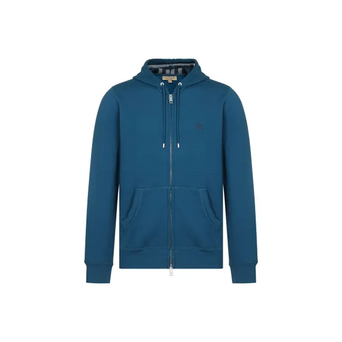 Burberry Clarendon Check Hood Zip Up Hoodie