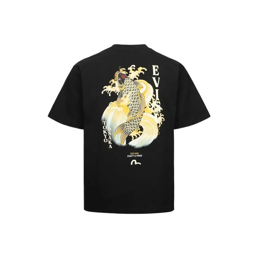 EVISU Seagull embroidered T shirt