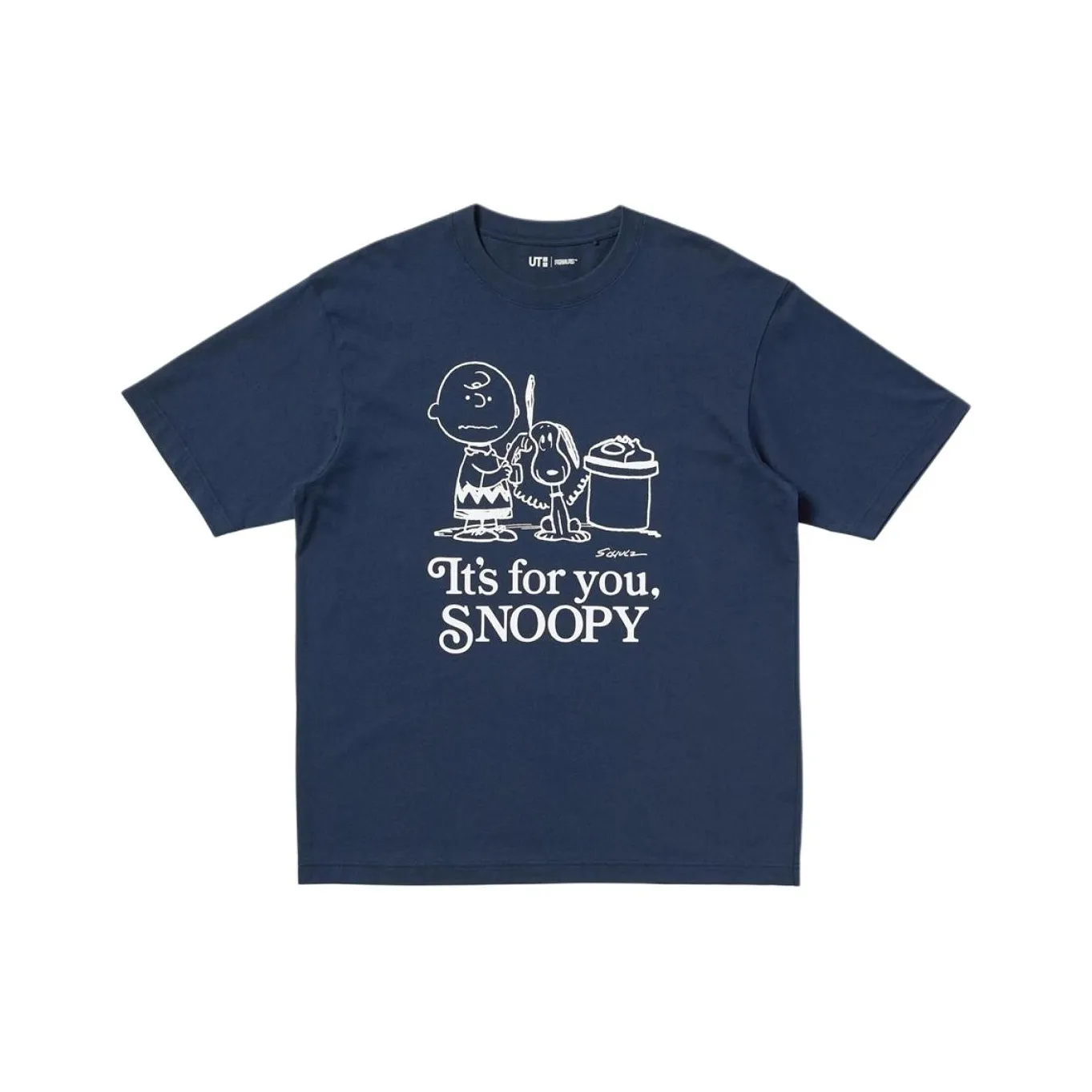 UNIQLO X PEANUTS SS25 T Рубашка Мужская Темно-синяя